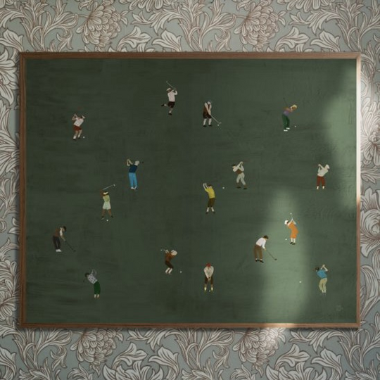 Golfers, poster