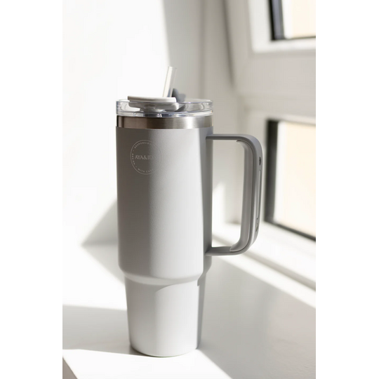 Thermo Cup Light grey, juomatermos pillillä - Image 3