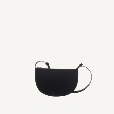 Farou half moon bag black, käsilaukku
