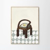 Chair with fruit
