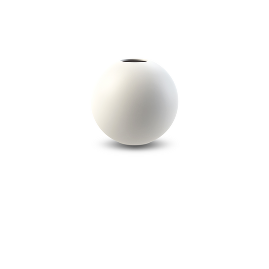 Ball vase Ø 10 cm, white