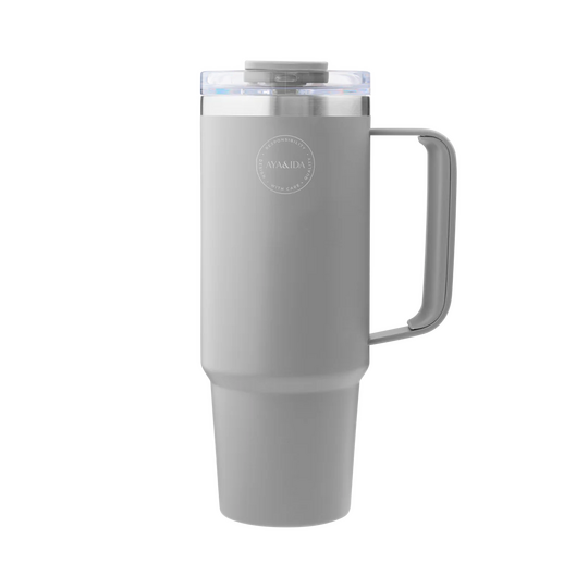 Thermo Cup Light grey, juomatermos pillillä