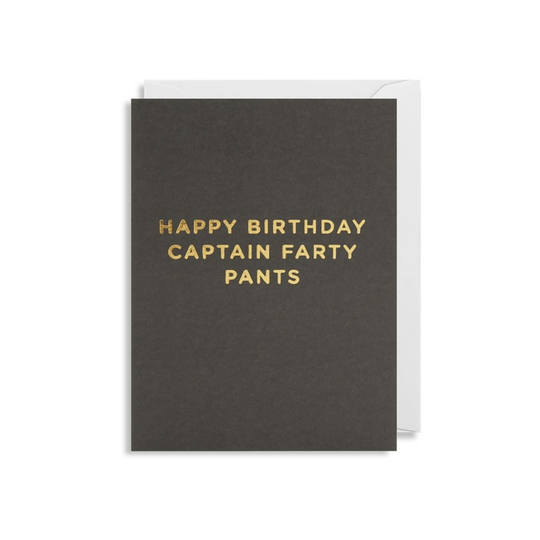 Captain party pants, mini card
