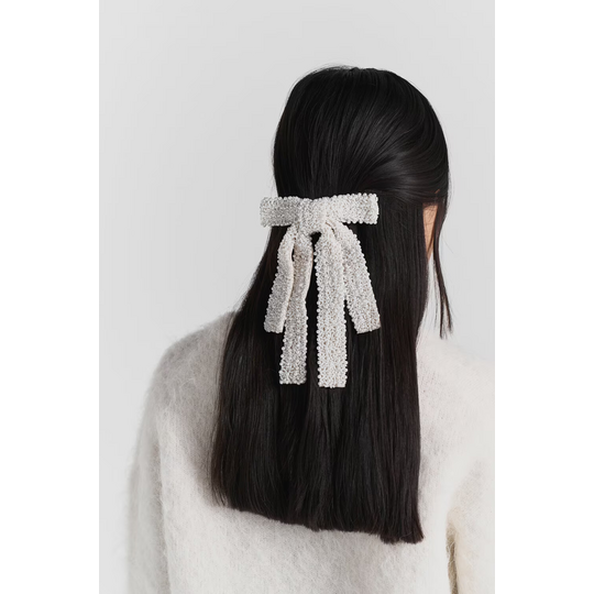 Alba beaded bow, hiusklipsi