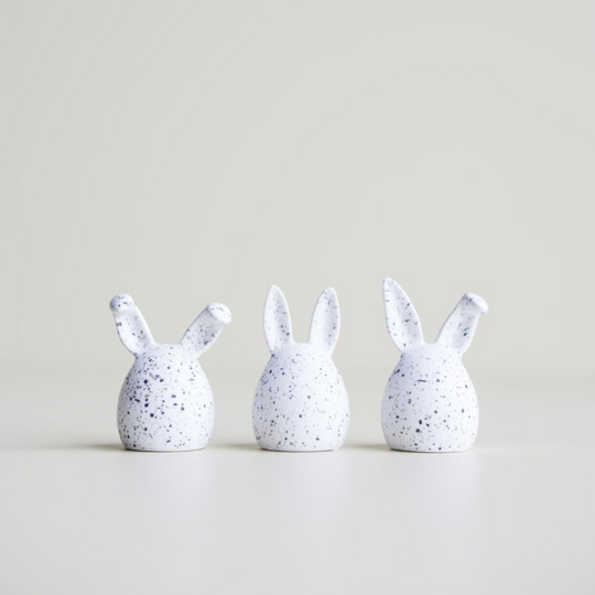 Triplets 3-pack, white dot