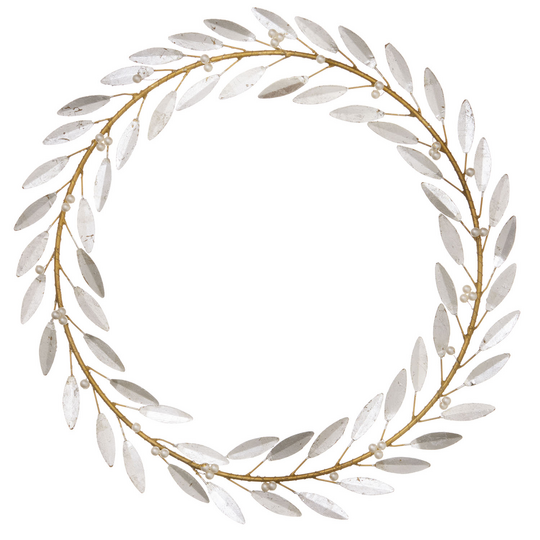 Wreath Olive Leaf, metallinen kranssi - Image 2