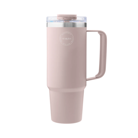 Thermo Cup Soft rose, juomatermos pillillä