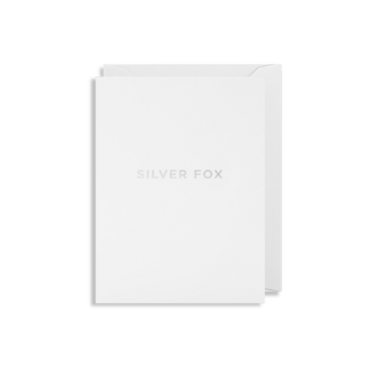 Silver fox, mini card
