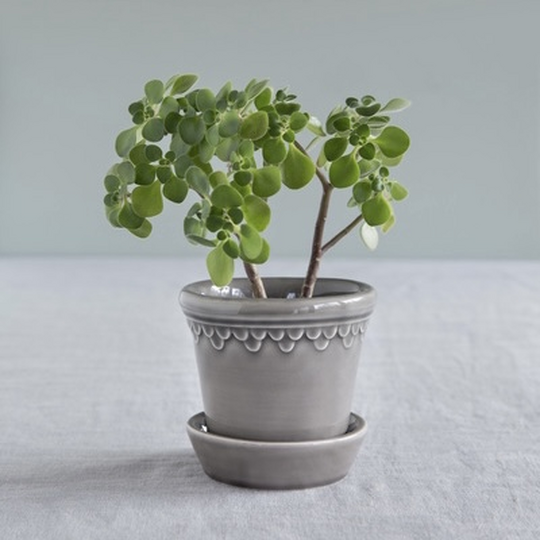 Copenhagen glazed 14, pearl grey - Image 2