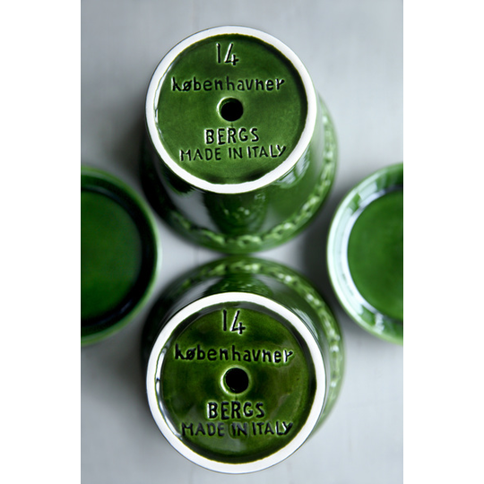 Copenhagen glazed 18, green emerald