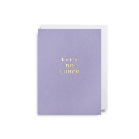 Lunch, mini card