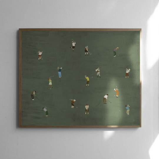 Golfers, poster - Image 2