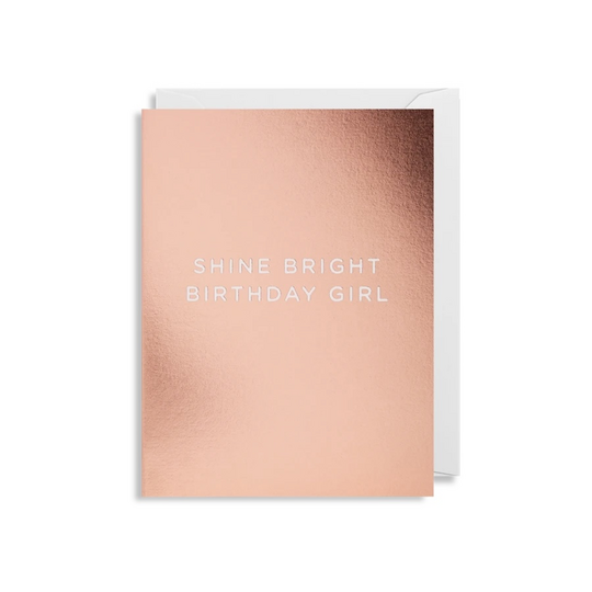 Birthday girl, mini card