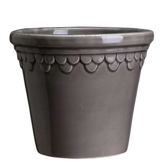 Copenhagen glazed 14, pearl grey - Image 4