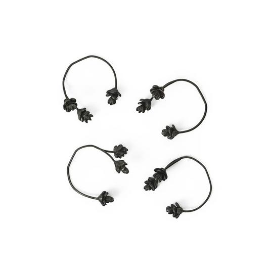 Forest black brass, servettirenkaat - Image 2