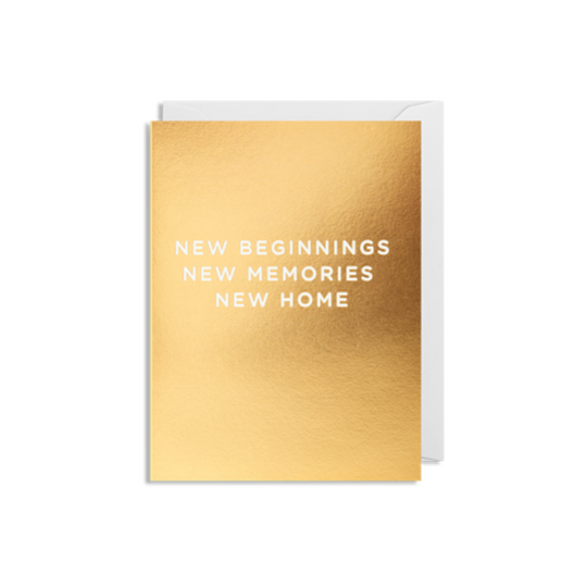 New beginnings, mini card