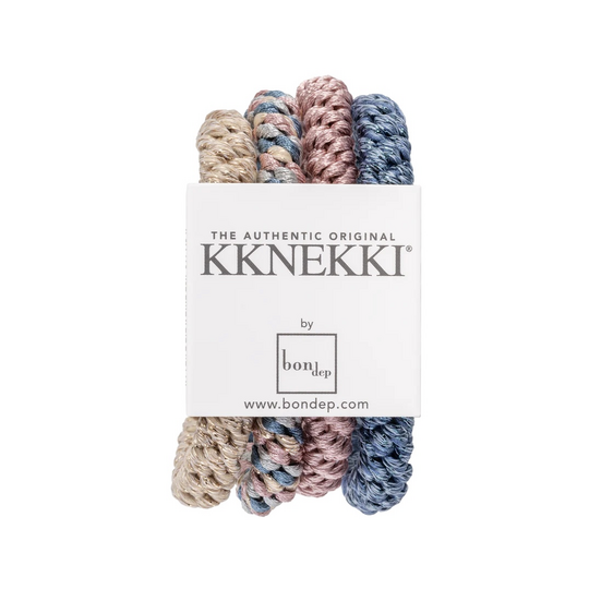 Kknekki hiuslenkit, roosa-sininen-kulta