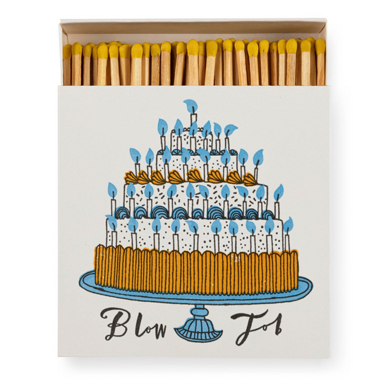 Blow job cake , tulitikut