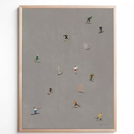 Skiers, poster - Image 2