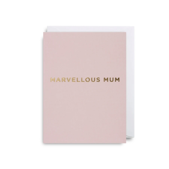 Marvellous mum, mini card