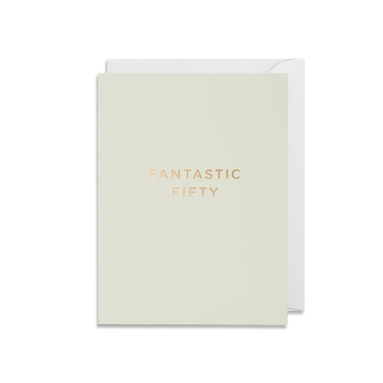 Fantastic fifty, mini card
