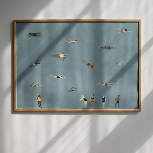 Swimmers, poster