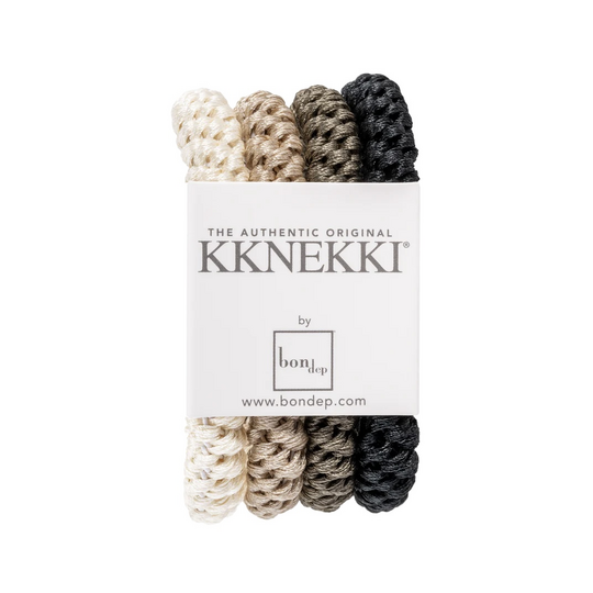 Kknekki hiuslenkit, musta-khaki-beige
