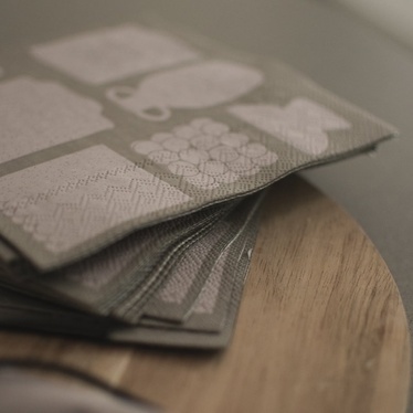Illustration napkin, servetit