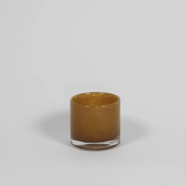 Nilla lasilyhty 8 cm, caramel