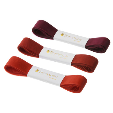 Ribbon Organza 3-pack Cherry, nauhalajitelma
