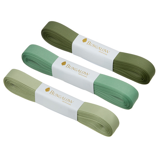 Ribbon 3-pack Sage, nauhalajitelma