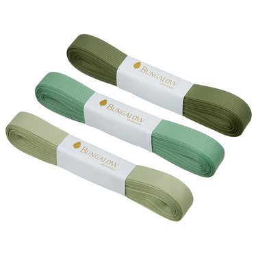 Ribbon 3-pack Sage, nauhalajitelma