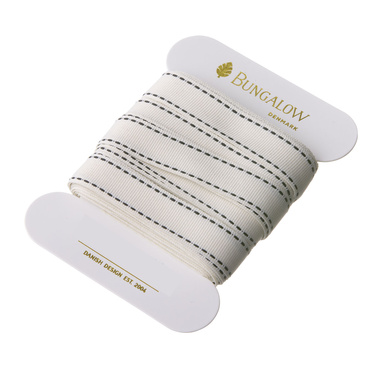 Ribbon Stiched Edge Black, nauha 10 m