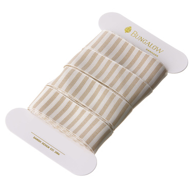 Ribbon Vertical Stripe Sand, nauha 10 m
