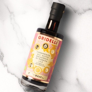Aceto balsamico I.G.P., Cipolla Caramellata, balsamico ja karamellisoitu sipuli