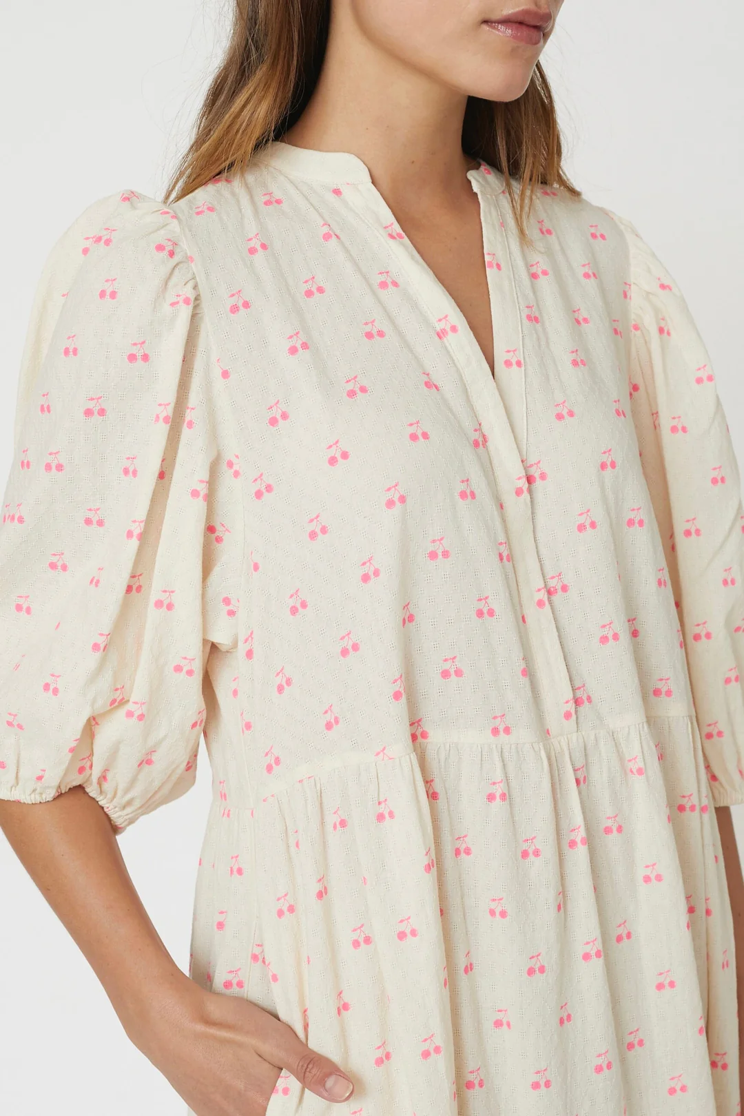 Floor dress Cherry Pink, XS - Image 3